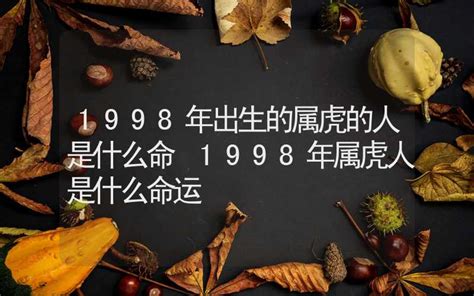 1998年 虎|1998年出生的属虎的人是什么命 1998年属虎的人命运